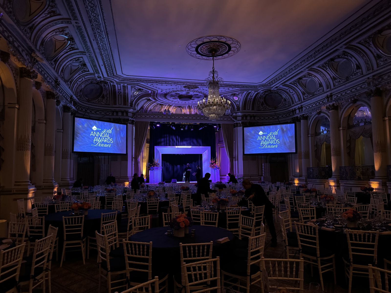 Awards dinner production